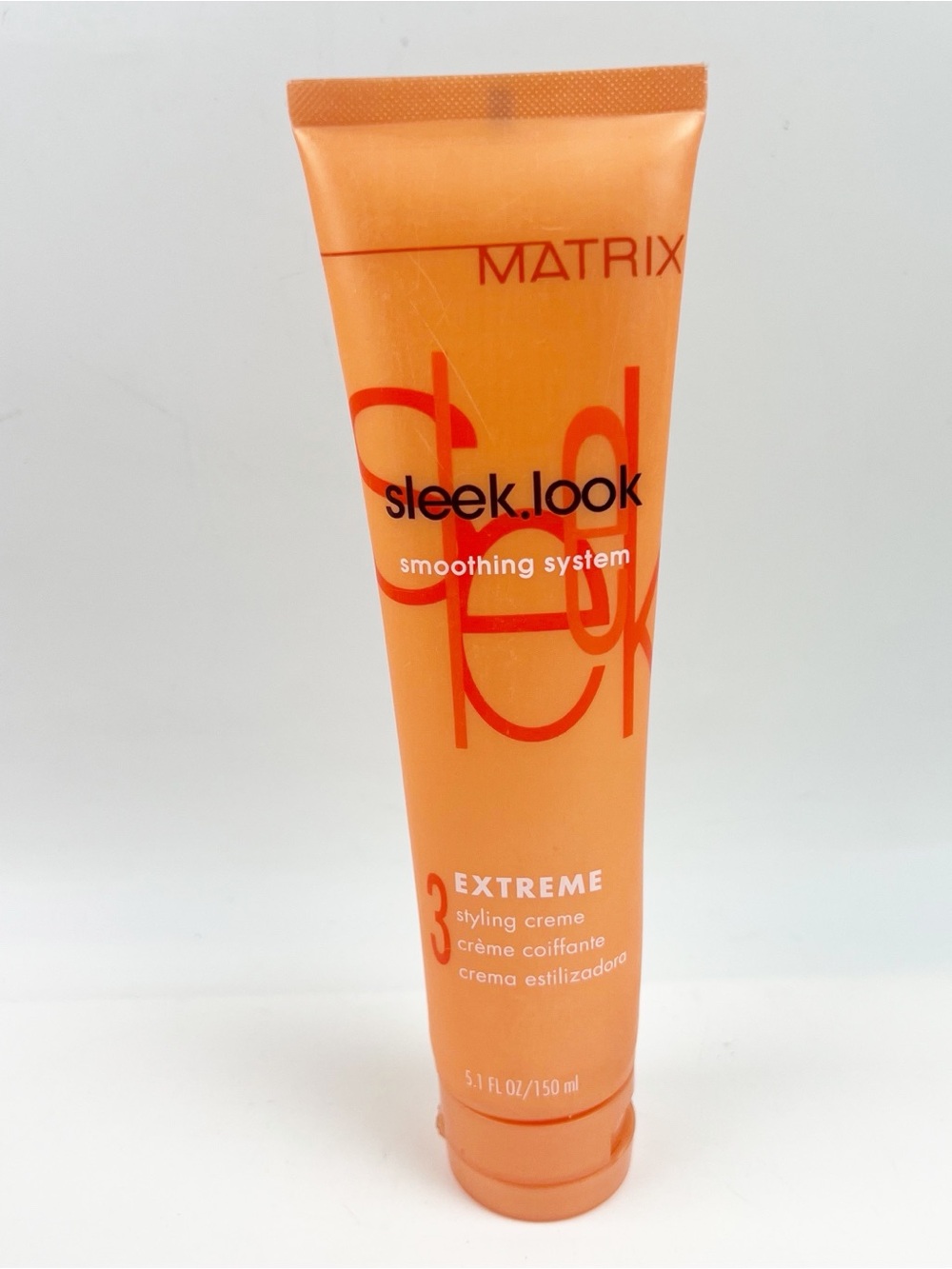 Matrix Essentials Sleek Look 3 Extreme Styling Creme 5.1 oz Original Formula NOS